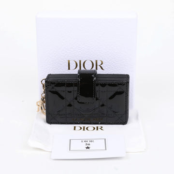 DIOR 5ポケット パテント カナージュ カーフスキン カードホルダー 157796441 [P]