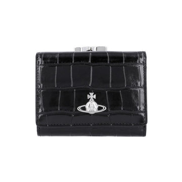 VIVIENNE WESTWOOD Krokodilprägung kleine Rahmen Geldbörse 157967890 [P]