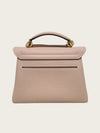 Salvatore Ferragamo Beige Leather Gancini Margo Top Handle Shoulder Bag 157971717 [P]