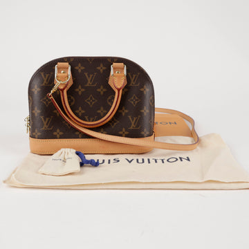Louis Vuitton Alma BB Monogram Canvas Tote Shoulder Bag 157549971 [P]