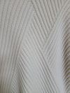 SYSTEM Cashmere Men's Sweater with Diagonal Point in Ivory - 95 157976326 [P]