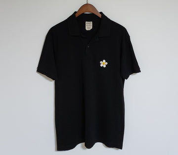 Other Brand Short Sleeve Polo Shirt with Embroidered Logo Black 157977970 [P]