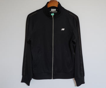 NEW BALANCE ジャケット ジップアップ パッチ ロゴ レディース ブラック -90 157978919 [P]
