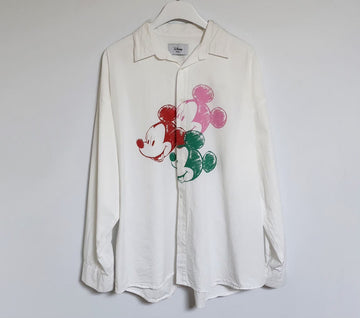 OTHER BRAND Mickey Mouse Shirt in Dreifarbiger Ausführung Weiß - FREE 157978952 [P]