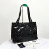 CHANEL Patent Triple CC Logo Shoulder Bag Black 157979486 [P]