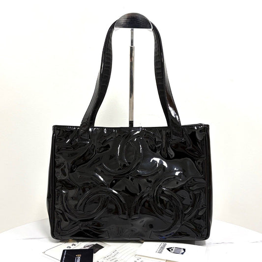 CHANEL トリプル CC ロゴ ショルダーバッグ ブラック 157979486 [P]