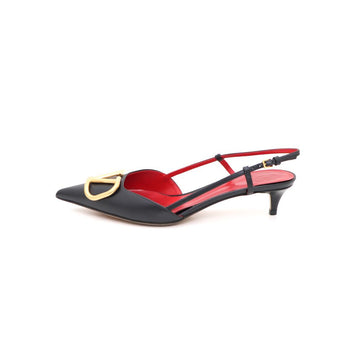Valentino Signature V Logo Slingback Heels 37239526 158020585 [P]