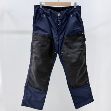 CHROME HEARTS Nylon Carpenter Pants mit Lederpatch 32 158020871 [P]