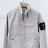 STONE ISLAND ソフトシェルフードジャケット ライトグレー 158020936 [P]