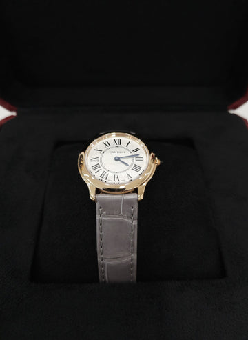 CARTIER Lange Louis WGRN0013 18K Roségold Alligator 29mm 158021419 [P]