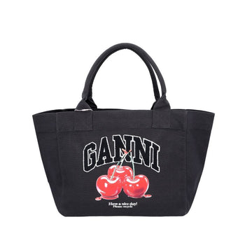 GANNI ロゴミディアムショッパートートバッグ 153897413 [P]