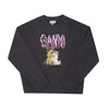 GANNI Damen Sweatshirt mit Pony-Logo 157225025 [P]