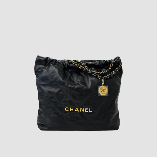 CHANEL Medium Black AS3261 Quilt Bag 22 158053984 [P]