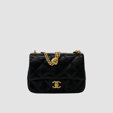 CHANEL Classic New Mini Flap Bag Heartball Black AS3828 158054221 [P]