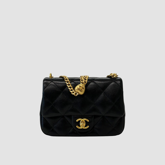 CHANEL Classic New Mini Flap Bag Heartball Black AS3828 158054221 [P]