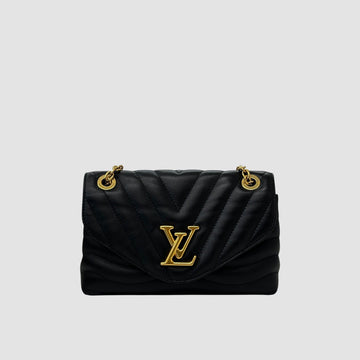 Louis Vuitton New Wave Chain Shoulder Bag Black M58552 158054322 [P]