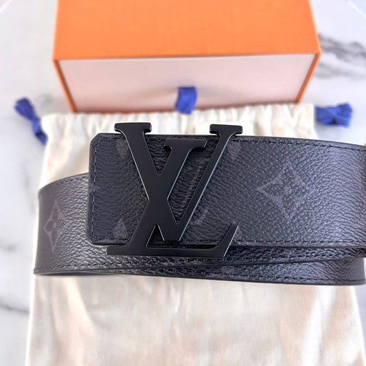 LOUIS VUITTON Gürtel 40mm Matt Schwarz M0449 158060077 [P]