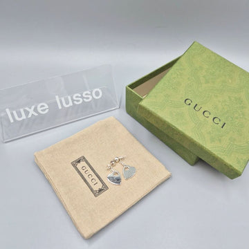 Gucci Padlock Trademark Chain Silver Earring 796312 157235288 [P]