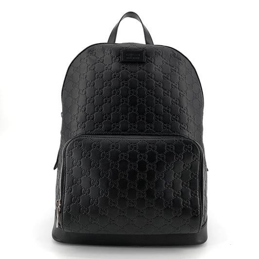 Gucci Sima Leather Black Eden Backpack 406370 158084144 [P]