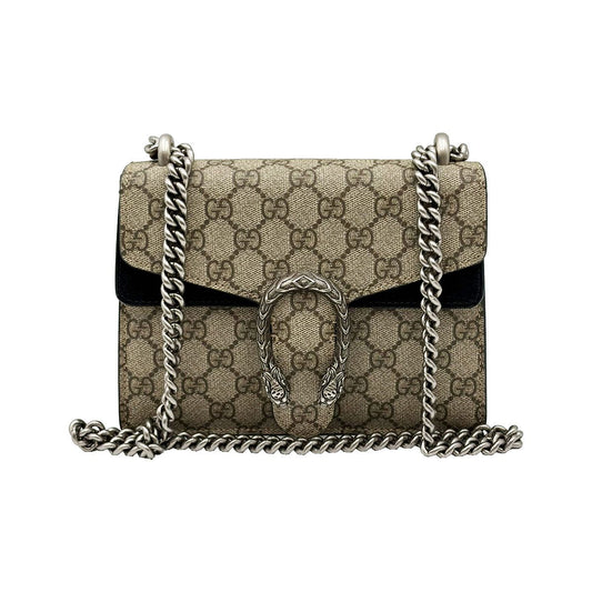 Gucci Dionysus Mini Chain Shoulder Bag Black Suede 158084189 [P]