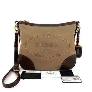PRADA Canvas Jacquard Crossbody Bag BT0867 158084968 [P]