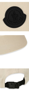 Moncler Men's Ecru Logo Patch Baseball Cap (Beige) 3B00026 0U082 21E 129117058 [P]