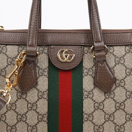Gucci Ophidia GG Small Tote Bag Brown 157389034 [P]