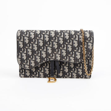 DIOR Oblique Saddle Medium Chain Pouch S5907CTZQ 157548041 [P]