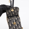 Dior Saddle Vertical Oblique Jacquard Chain Strap Pouch Blue 157594246 [P]