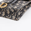 Dior Saddle Vertical Oblique Jacquard Chain Strap Pouch Blue 157594246 [P]