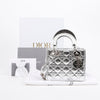 DIOR レディーストートショルダーバッグメタリックシルバー 157686771 [P]