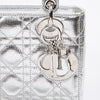 DIOR レディーストートショルダーバッグメタリックシルバー 157686771 [P]