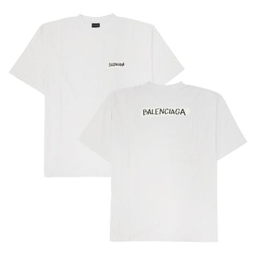 BALENCIAGA Logo Herren Kurzarm-T-Shirt 158092511 [P]