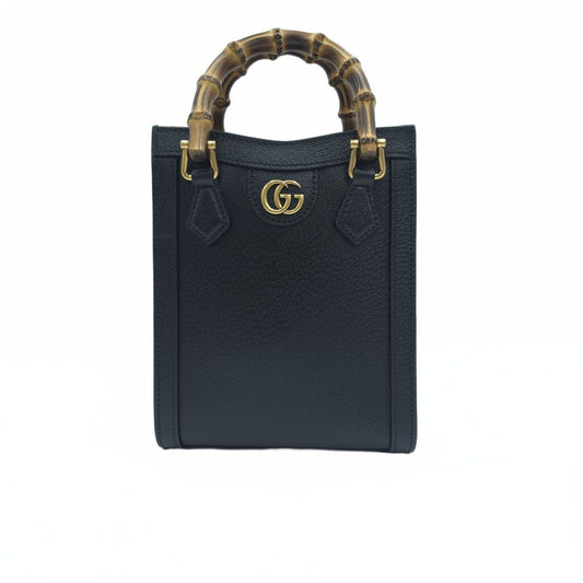 Gucci Diana Mini Tote Bag Black 739079 158092619 [P]