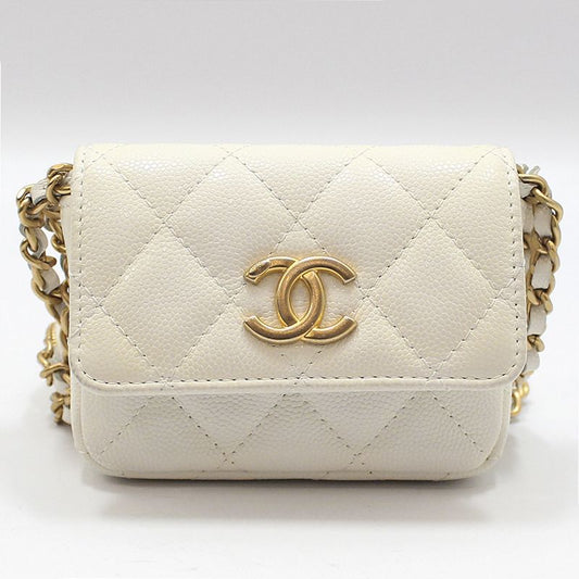 CHANEL Caviar CC Logo Mini Belt Bag AP2861 158092709 [P]