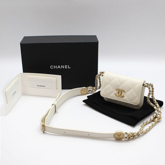 CHANEL Caviar CC Logo Mini Belt Bag AP2861 158092709 [P]