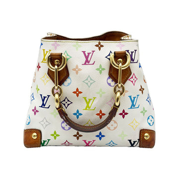 LOUIS VUITTON ホワイト マルチ モノグラム オードラ トートバッグ M40047 158093150 [P]
