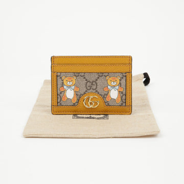GUCCI GGスプリームテディベアプリントカードケース 157894523 [P]