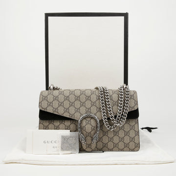 GUCCI ディオニソス スモール GG スプリーム キャンバス スウェード ショルダーバッグ 157898613 [P]