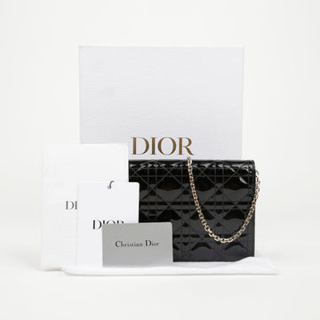 DIOR ブラックペイデントレディースポーチ 157910443 [P]