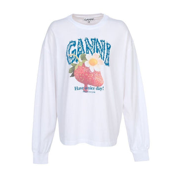Ganni Long Sleeve T-Shirt 158093447 [P]