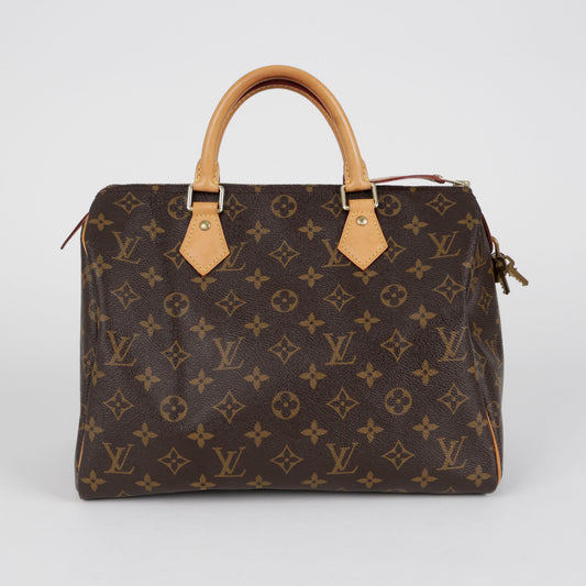 Louis Vuitton Speedy 30 Monogram Canvas Tote Bag 157688360 [P]
