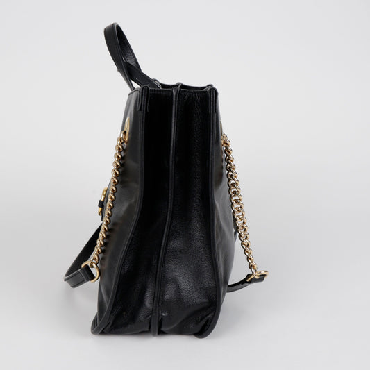 Gucci Horsebit 1955 Medium Tote Bag Black 157818508 [P]