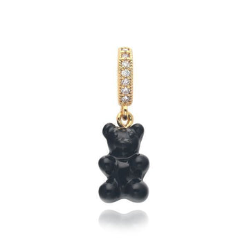 Crystal Haze Jewelry Nostalgia Bear-Black-Pave Connector 129116802 [P]