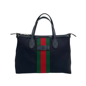 Gucci Web Stripe Techno Duffle Tote Bag Shoulder Bag H00343 158093856 [P]