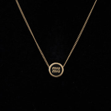 MIU MIU Logo-Halskette 5IC096 157910414 [P]