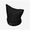Acne Studios Face Logo Patch Square Beanie C40426 BLACK 149351780 [P]