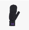 NEEDLES RW062 E-Black Convertible Gloves Merino Wool Gloves 153789060 [P]