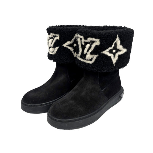 Louis Vuitton Monogram Snowdrop Flat Ankle Boots 1AACHQ 158094263 [P]