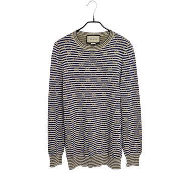 Gucci Women's GG Jacquard Lurex Stripe Knit 650385 XKBOP 9661 158094310 [P]